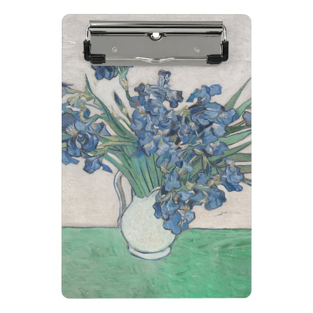 Mini Porte-bloc Van Gogh Iris Vase Peinture Impressionnisme (Devant)