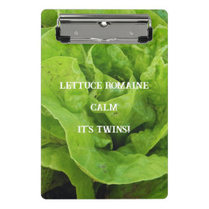 Mini Porte-bloc Vert C'est Twins Lettuce Romaine Calme