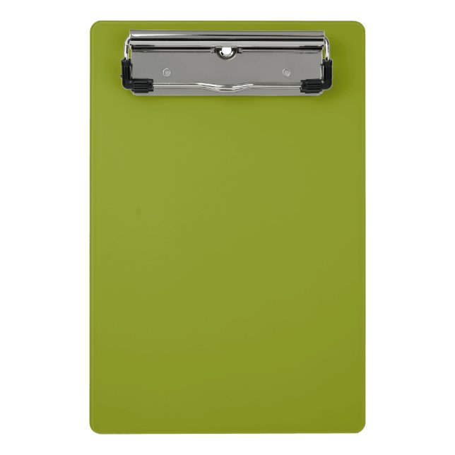 Mini Porte-bloc Vert tendance (couleur unie) (Devant)