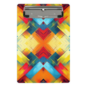 Mini Porte-bloc Vibes vintages Dans Les Couleurs : Formes Géométri