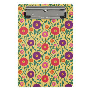 Mini Porte-bloc Vigne Fleur de milieu de siècle Guirlande de jar
