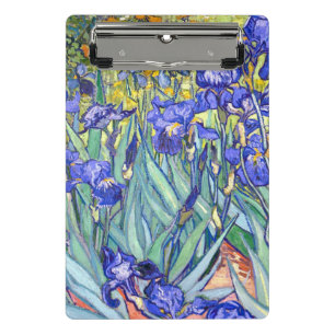 Mini Porte-bloc Vincent Van Gogh Irises Floral Vintage Fine Art