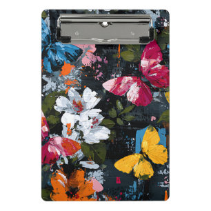 Mini Porte-bloc Vol de papillon abstrait vibrant (2)