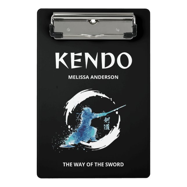 Mini Porte-bloc Watercolor Kendo Practice Journal Practitioners (Devant)