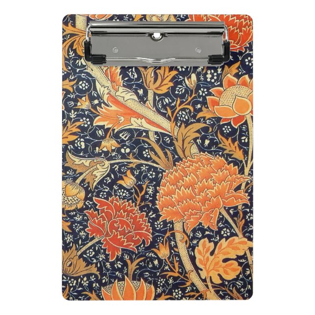 Mini Porte-bloc William Morris Cray Floral Art Nouveau Motif (Devant)