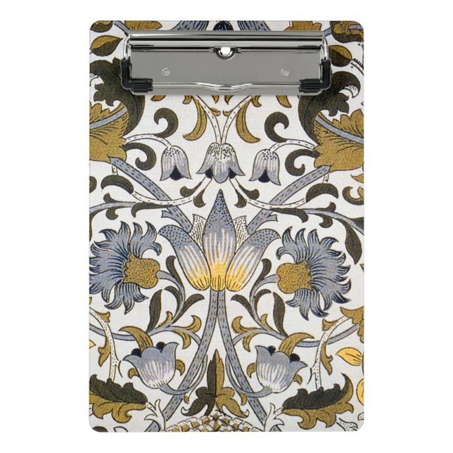 Mini Porte-bloc William Morris Lodden Fleur florale (Devant)