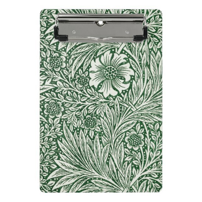 Mini Porte-bloc william morris marigold vert floral fleur (Devant)