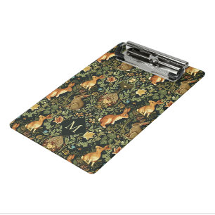 Mini Porte-bloc William Morris Woodland Lapins floraux Noël