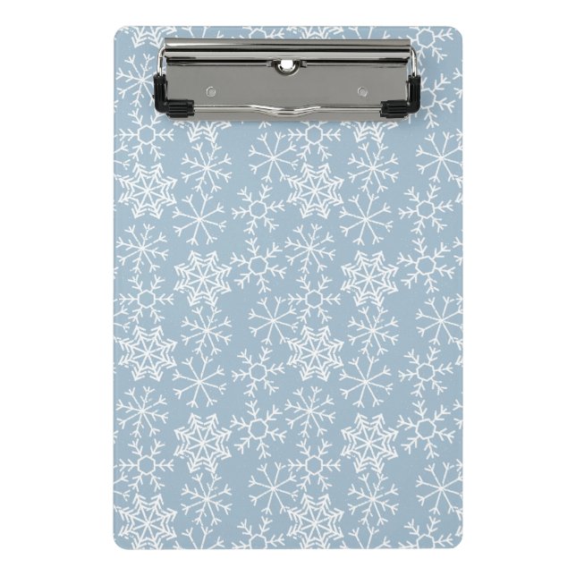 Mini Porte-bloc Winter SNOWFLAKES sans couture motif + vos idées (Devant)