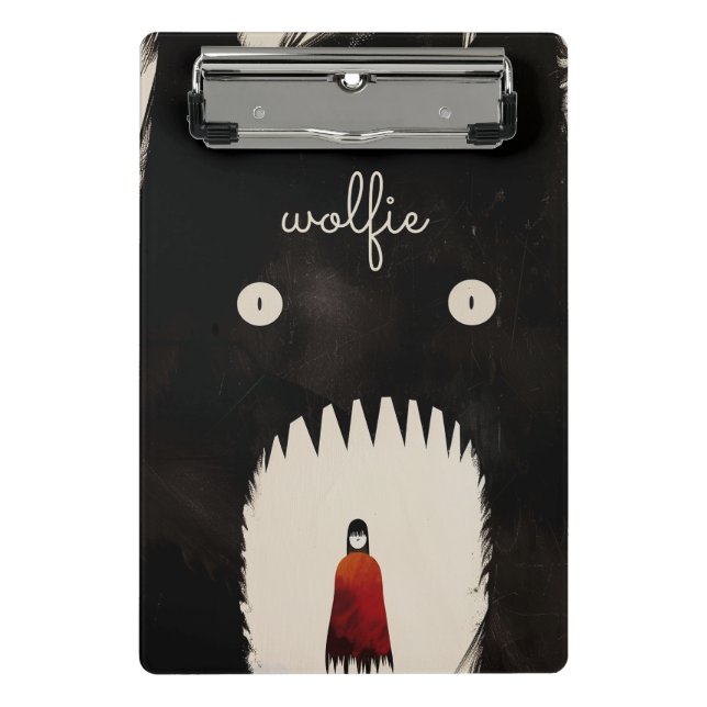 Mini Porte-bloc Wolf et le petit chaperon rouge (Devant)