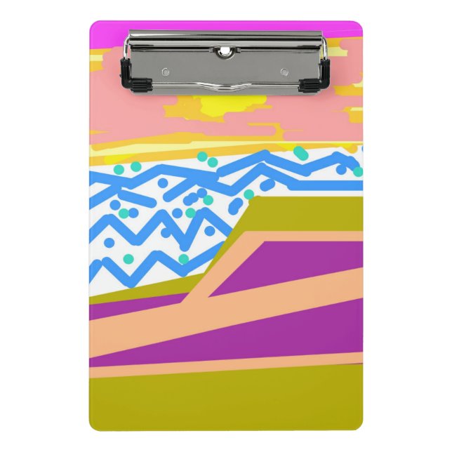 Mini Porte-bloc Yacht en rose (Devant)