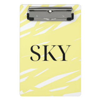 Mini Porte-bloc Yellow Sky Clipboards