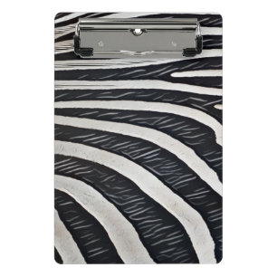 Mini Porte-bloc Zebra Fur noir et blanc Design pour Amoureux des a