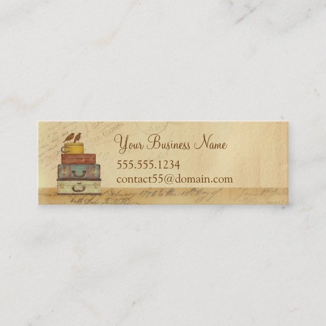Mini Préparez pour piloter le carte de visite maigre (Devant)