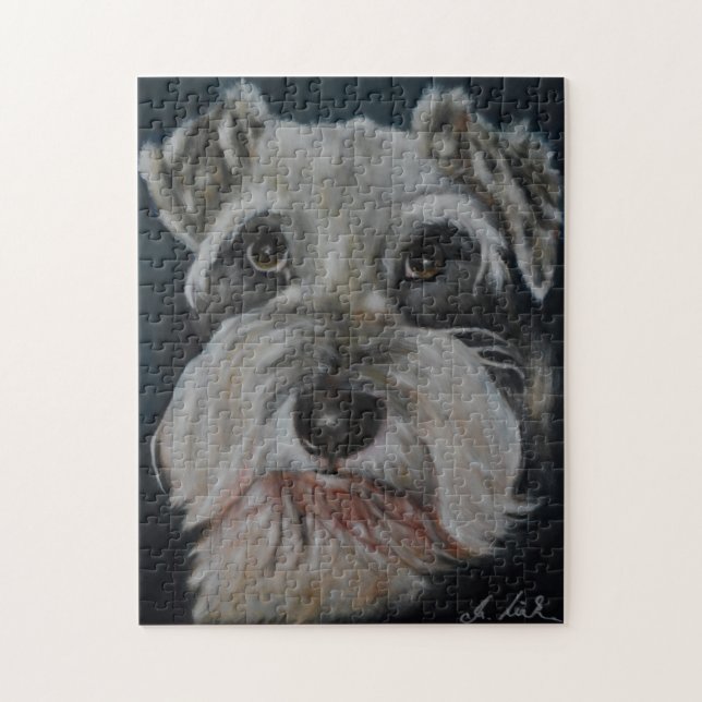 Mini puzzle de Schnauzer (Vertical)