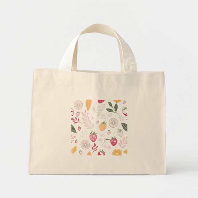 Mini sac fourre-tout en forme de fruits (Devant)