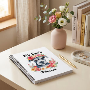 Mini Schnauzer Floral Quotidien