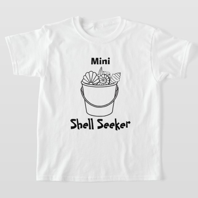 Mini Shell Seeker – Child's Shelling T-Shirt (Poser)