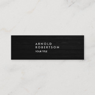 Mini Slim Wood Effect Carte de visite professionnel ten