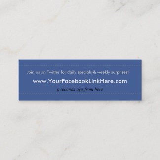 Mini *Specials de carte de visite de profil de Facebook