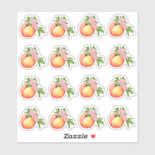 Mini Stickers Peach Blossom Watercolor