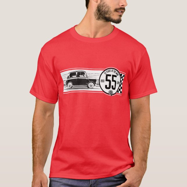 Mini T-shirt classique de 55 anniversaires (Devant)