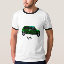 Mini T-shirt vert de voiture
