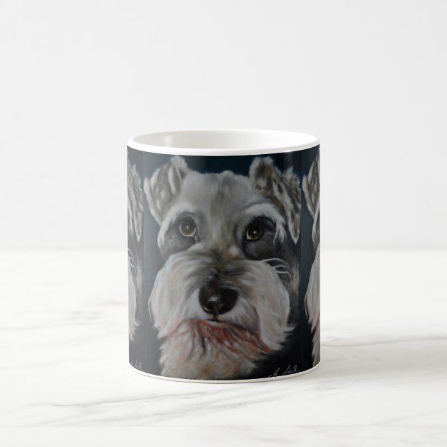 Mini tasse de Coffe de Schnauzer (Centre)