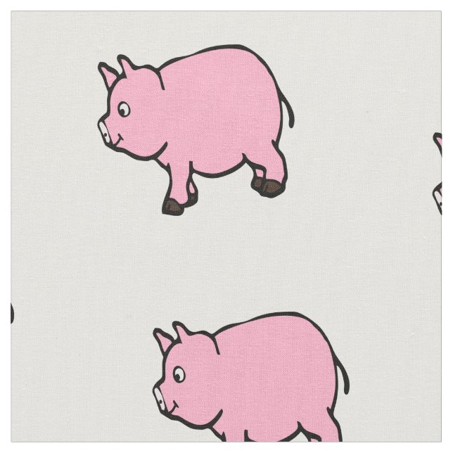 Mini tissu rose de porcs (Fermer)