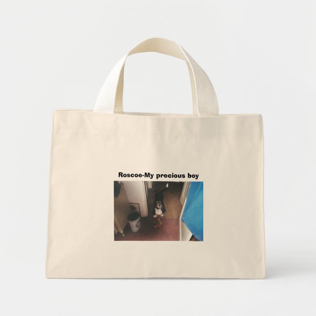 Mini Tote Bag 016_13A, Roscoe-Mon précieux garçon (Devant)