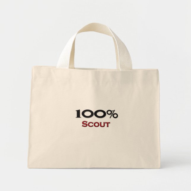 Mini Tote Bag 100 % Scoutisme (Devant)