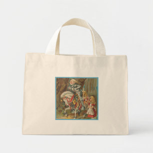 Mini Tote Bag Alice et le chevalier blanc
