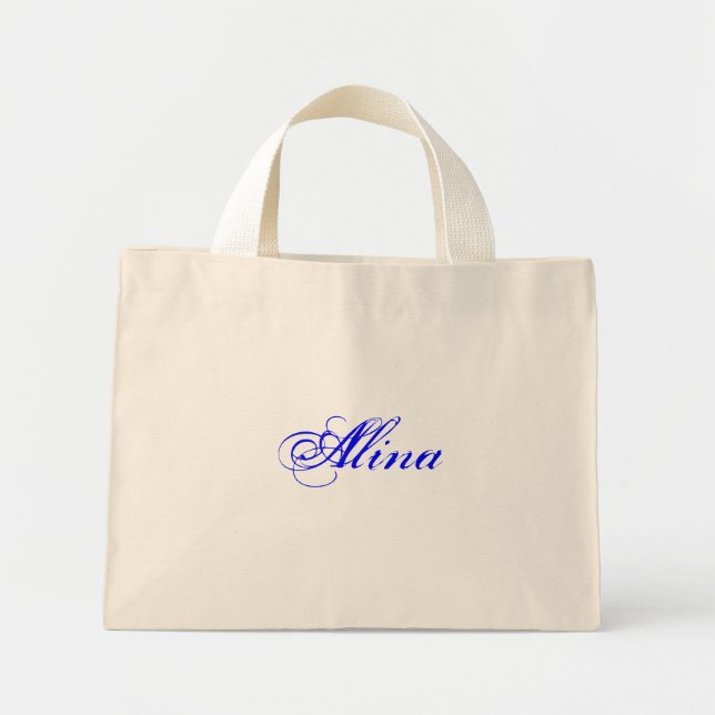 Mini Tote Bag Alina En Naturel (Devant)