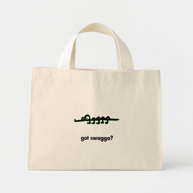 Mini Tote Bag Alligator s'est fait balancer (Devant)