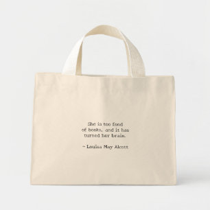 Mini Tote Bag Amateur de livres