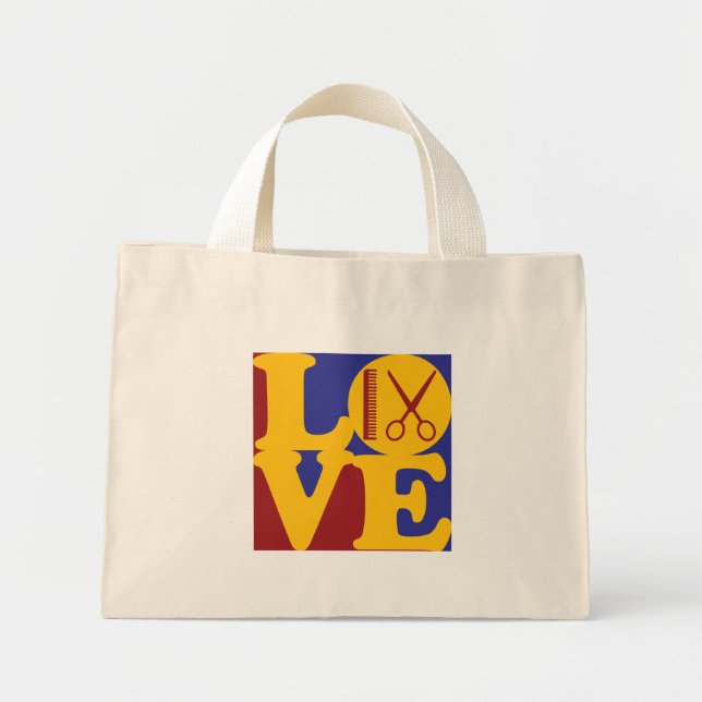 Mini Tote Bag Amour de la cosmétologie (Devant)