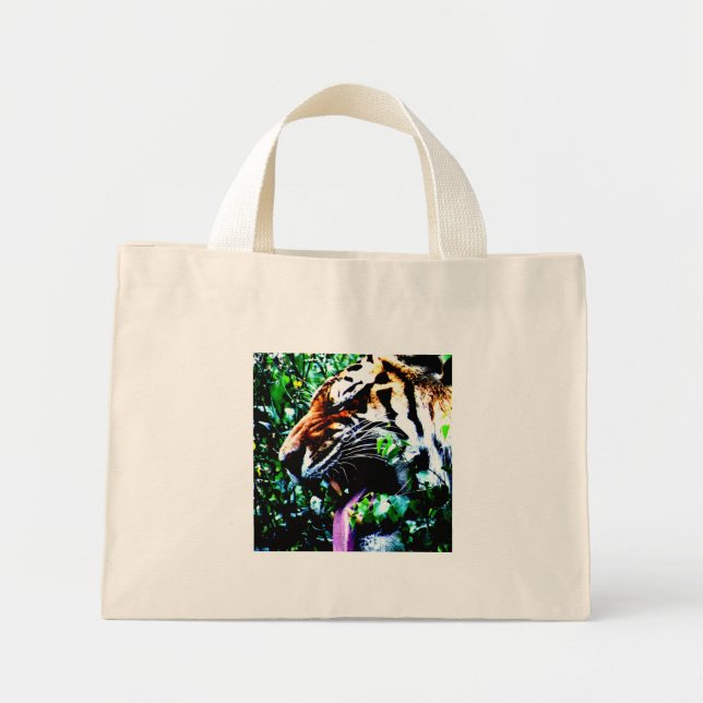 Mini Tote Bag Amur Tiger tcnm (Devant)