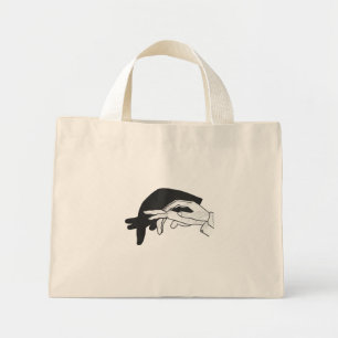 Mini Tote Bag Anteater Silhouette main