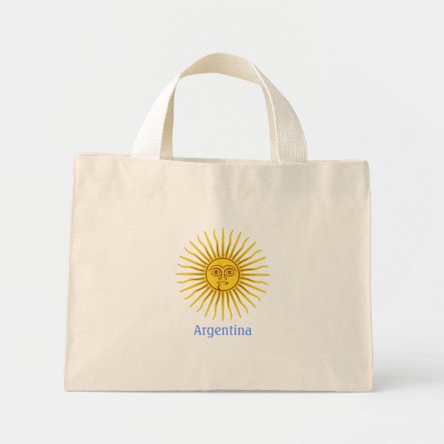 Mini Tote Bag Argentine Sun, Argentine (Devant)