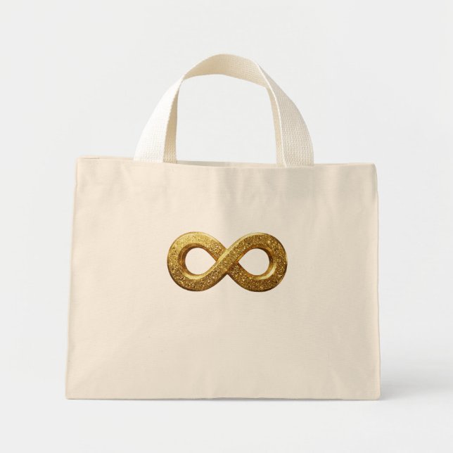Mini Tote Bag autisme, autiste, sac, sac, infini,  (Devant)