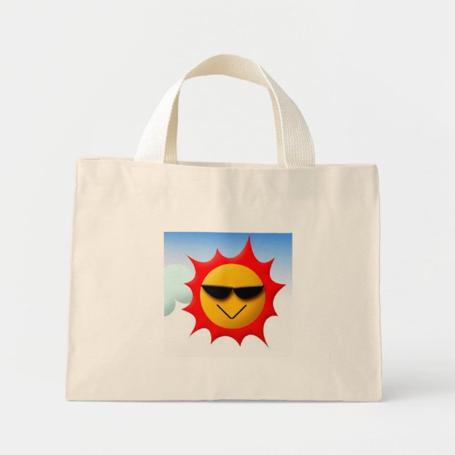 Mini Tote Bag BAG été (Devant)