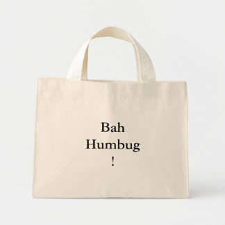 Mini Tote Bag BahHumbug !