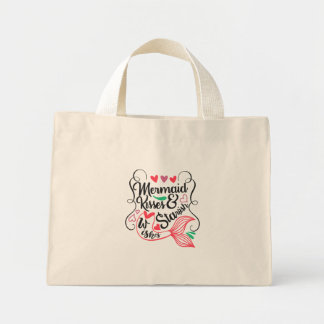 Mini Tote Bag Baisers de sirène voeux d'étoiles de mer