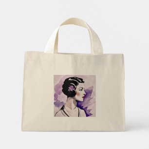 Mini Tote Bag Beauté classique vintage
