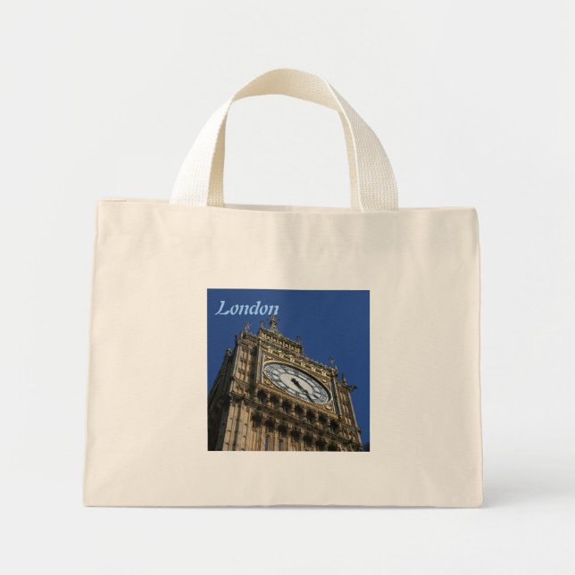 Mini Tote Bag Big Ben - Londres Fourre-tout (Devant)