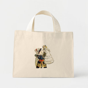 Mini Tote Bag Bleuette en robe de Christening