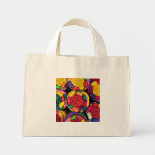 Mini Tote Bag Boîtes en osier mexicaines