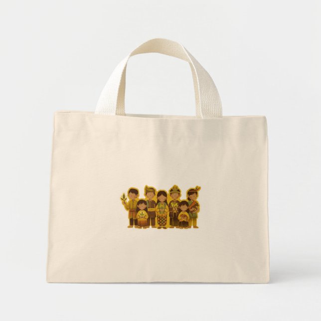 Mini Tote Bag Bunian/Sebabah People (Devant)