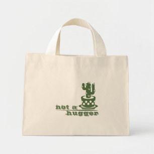 Mini Tote Bag Cactus Pas un gros cactus drôle dire