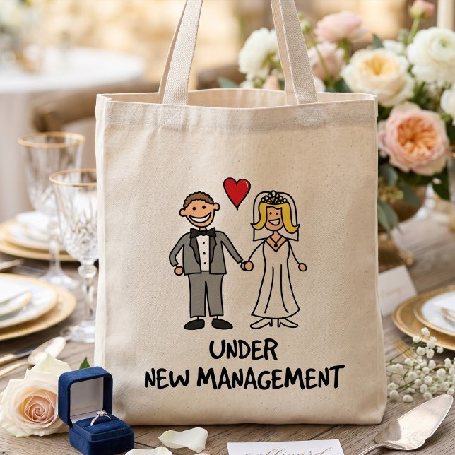 Mini Tote Bag Cadeau de réception de mariage - Sous nouvelle dir (Créateur téléchargé)